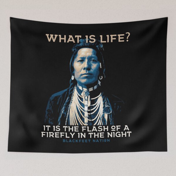 Item preview, What is Life? It is the Flash of a Firefly in the Night, Native American Proverb, Blackfoot designed and sold by Proverbial Wisdom Design.
