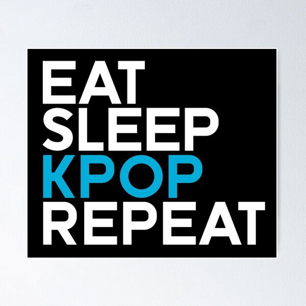 Item preview, Eat Sleep Kpop Repeat designed and sold by StrayPop.
