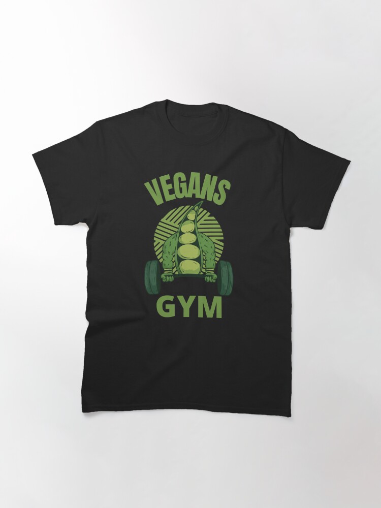 Discover Vegans Gym Fitness Veganer Bodybuilding T-Shirt