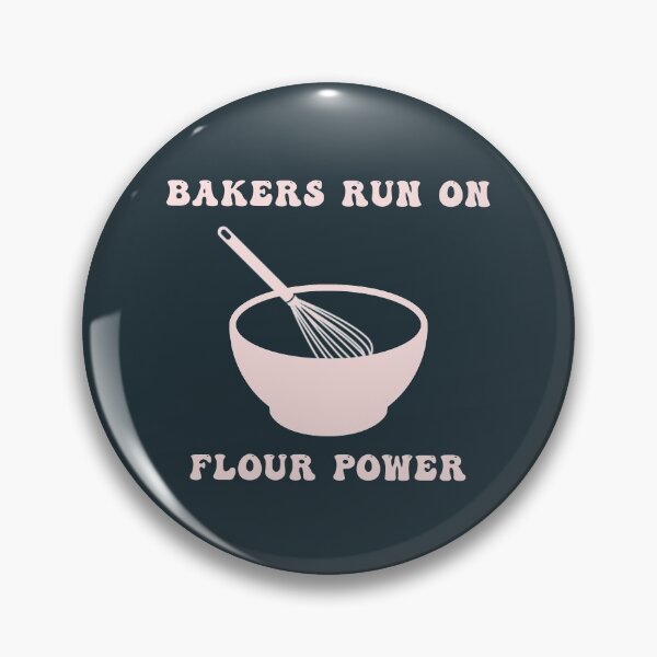 Item preview, Bakers run on flour power designed and sold by LPDesignsUK.