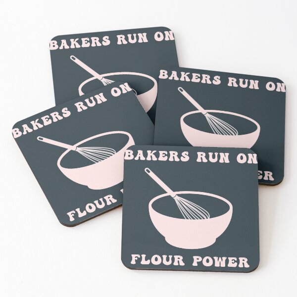 Item preview, Bakers run on flour power designed and sold by LPDesignsUK.