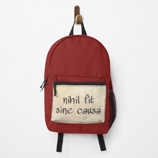 Item preview, Nothing happens without a reason, Latin wisdom, nihil fit sine causa designed and sold by Pelikancrazy.