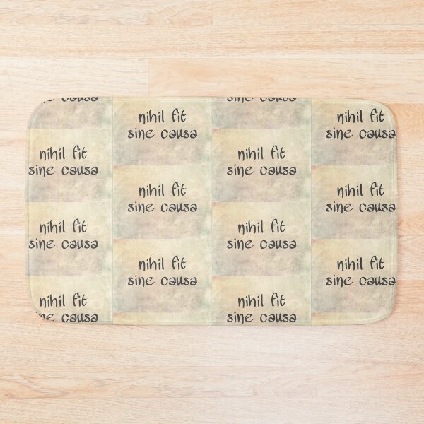 Item preview, Nothing happens without a reason, Latin wisdom, nihil fit sine causa designed and sold by Pelikancrazy.
