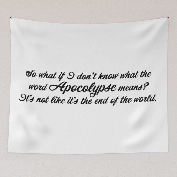 Item preview, What the word apocolypse means designed and sold by StickersbyVW.