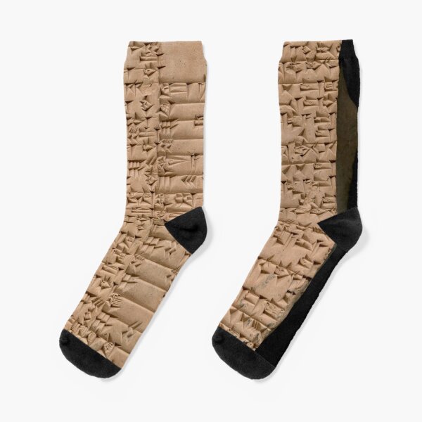 Clay Tablet, Period: Ur III (ca. 2100-2000 BC)  Socks