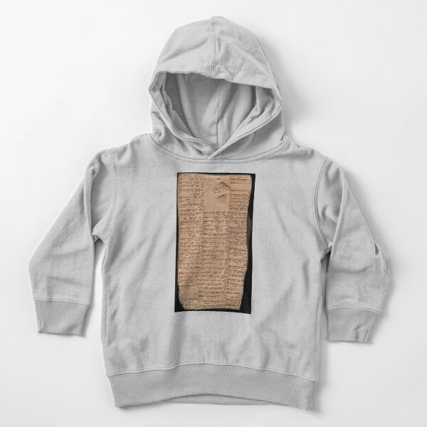 Clay Tablet, Period: Ur III (ca. 2100-2000 BC)  Toddler Pullover Hoodie
