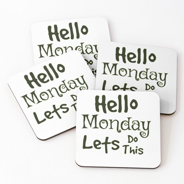 Item preview, Hello Monday  designed and sold by designbyjodyb.