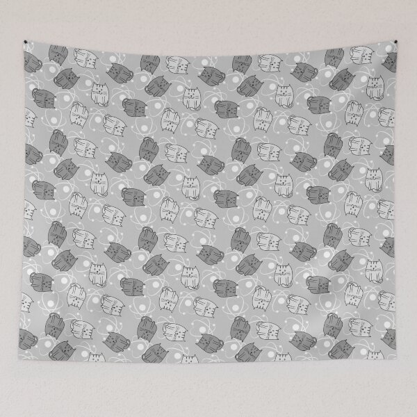 Item preview, Schrodinger's Cat in Grey designed and sold by fogoosherie.