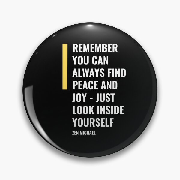 Item preview, Zen Michael -  Find Peace Inside Yourself designed and sold by r2art.