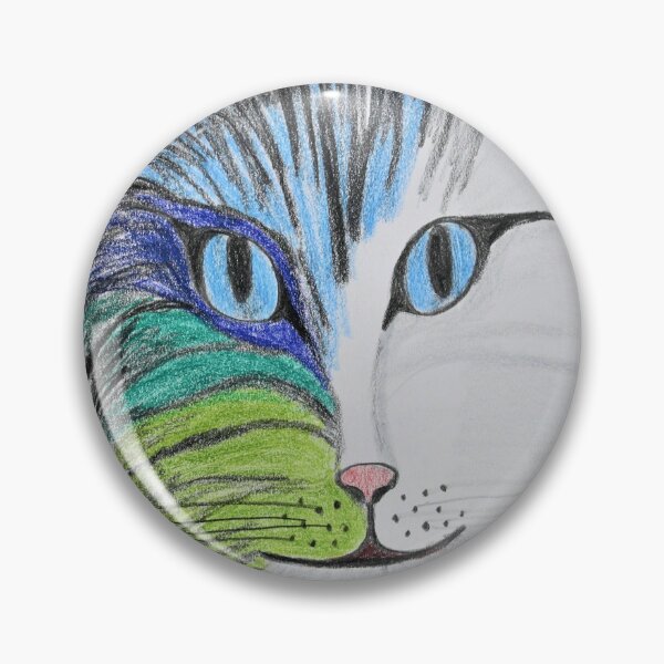 Item preview, colored cat designed and sold by AliceWolfgang.