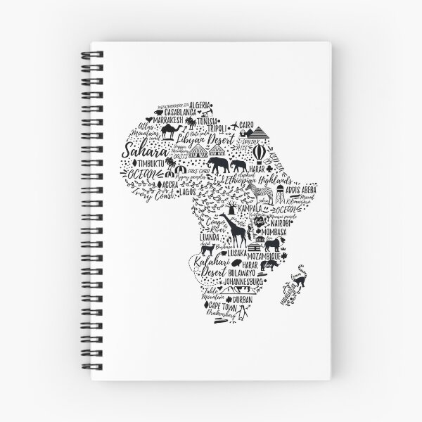 Item preview, Typography poster. Africa map.  designed and sold by Moloko88.