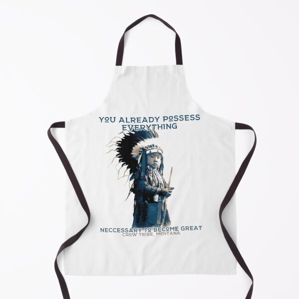 Item preview, You Already Possess Everything Necessary to Become Great, Native American Crow Tribe Proverb designed and sold by Proverbial Wisdom Design.