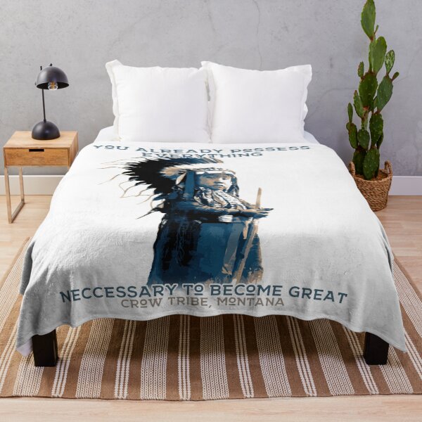 Item preview, You Already Possess Everything Necessary to Become Great, Native American Crow Tribe Proverb designed and sold by Proverbial Wisdom Design.