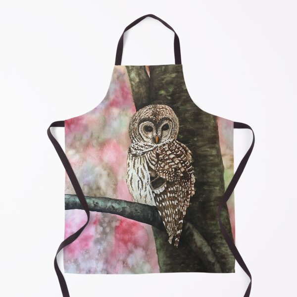 Item preview, Barred Owl - Original Watercolor Art by Nina May designed and sold by muralmouse.