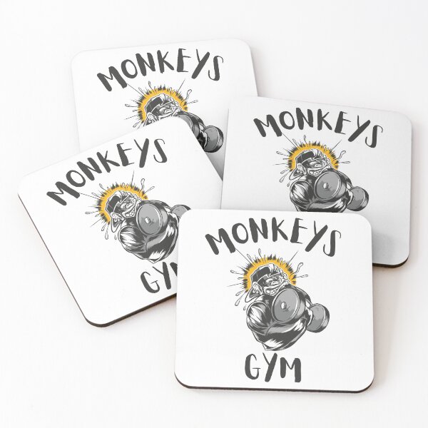 Item preview, Monkeys Gym Fitness Bodybuilding Monkey designed and sold by Bearded-Viking.