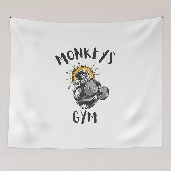 Item preview, Monkeys Gym Fitness Bodybuilding Monkey designed and sold by Legacy Apparel Co..
