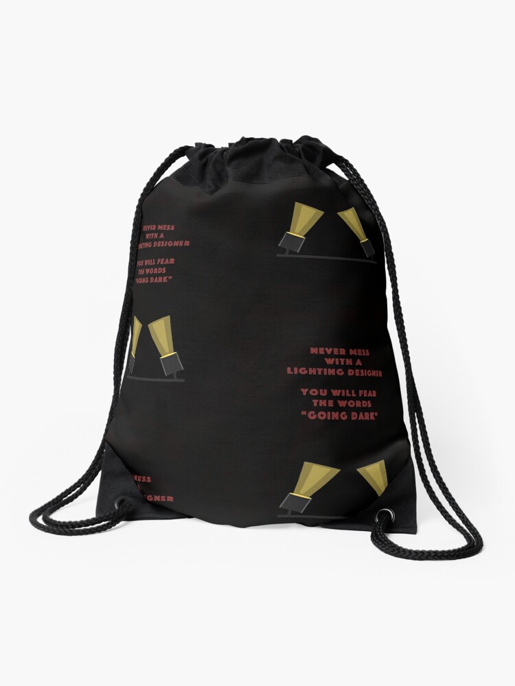 designer drawstring bag