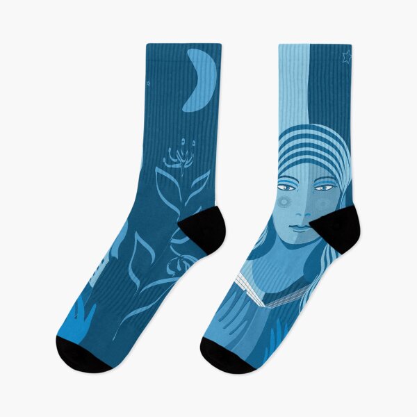 Item preview, Reader in blue designed and sold by Emi Yañez.