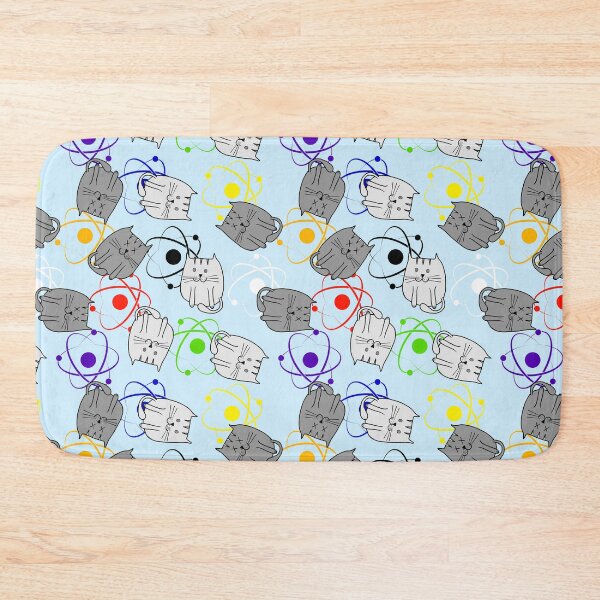 Item preview, Schrodinger's Cat in Rainbow and Blue designed and sold by fogoosherie.