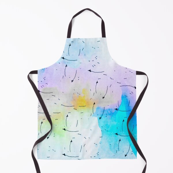 Item preview, Arrow Graffiti Blue Watercolor designed and sold by Designs By YL.