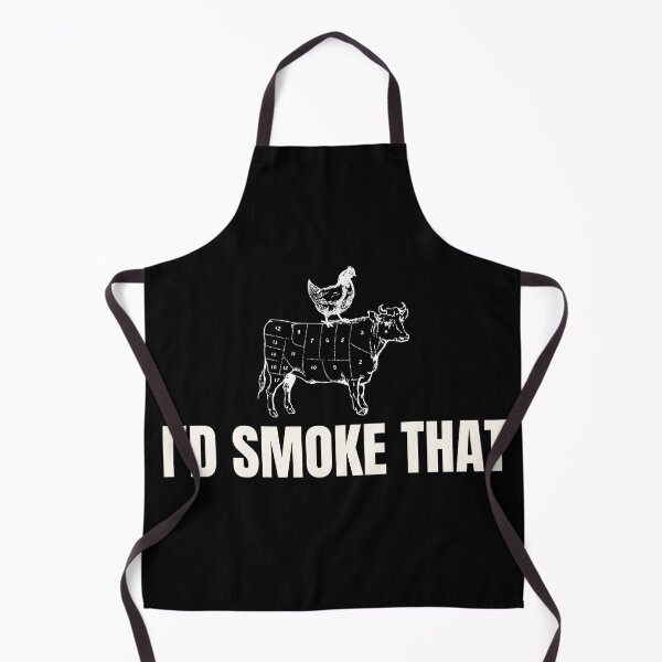 Item preview, I'd Smoke That Perfect Pitmaster Gift Meat Grilling Barbecue Meat Smoker designed and sold by StarByAsem.