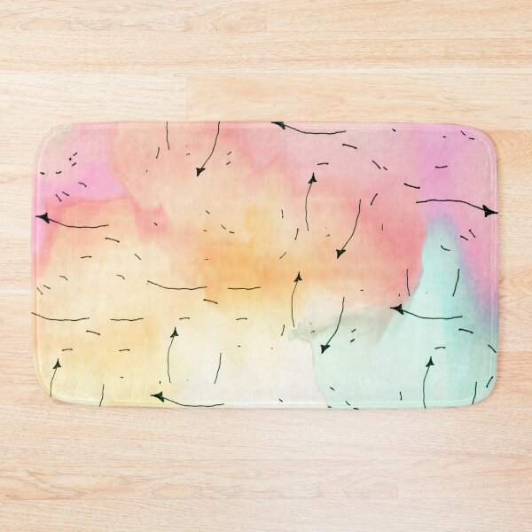 Item preview, Arrow Graffiti Orange Watercolor designed and sold by Designs By YL.