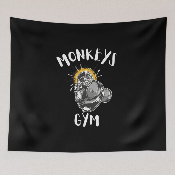 Item preview, Monkeys Gym Fitness Bodybuilding Monkey designed and sold by Legacy Apparel Co..