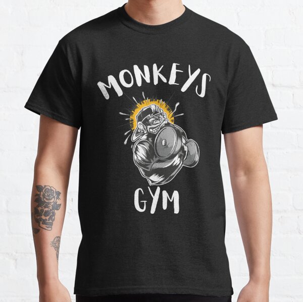 Gorilla Gym Fitness Pump Monkey Scream' Men's T-Shirt