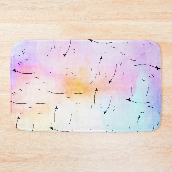 Item preview, Arrow Graffiti Purple Watercolor designed and sold by Designs By YL.