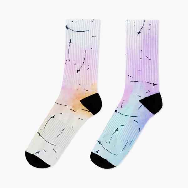 Item preview, Arrow Graffiti Purple Watercolor designed and sold by Designs By YL.
