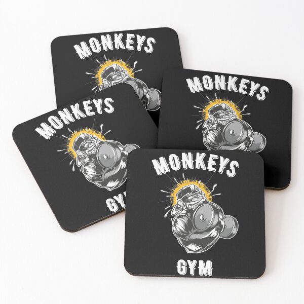 Item preview, Monkeys Gym Fitness Bodybuilding Monkey designed and sold by Bearded-Viking.