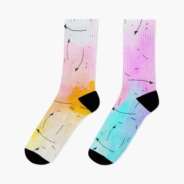 Item preview, Arrow Graffiti Rainbow Watercolor designed and sold by Designs By YL.