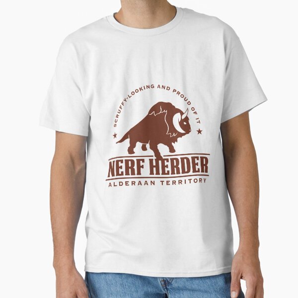 Vista previa del artículo con la obra «Nerf Herder», diseñado y vendido por designwise.
