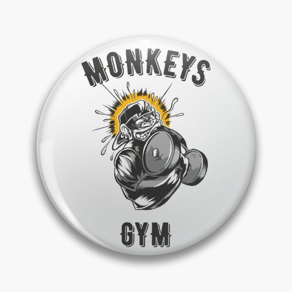 Item preview, Monkeys Gym Fitness Bodybuilding Monkey designed and sold by Bearded-Viking.