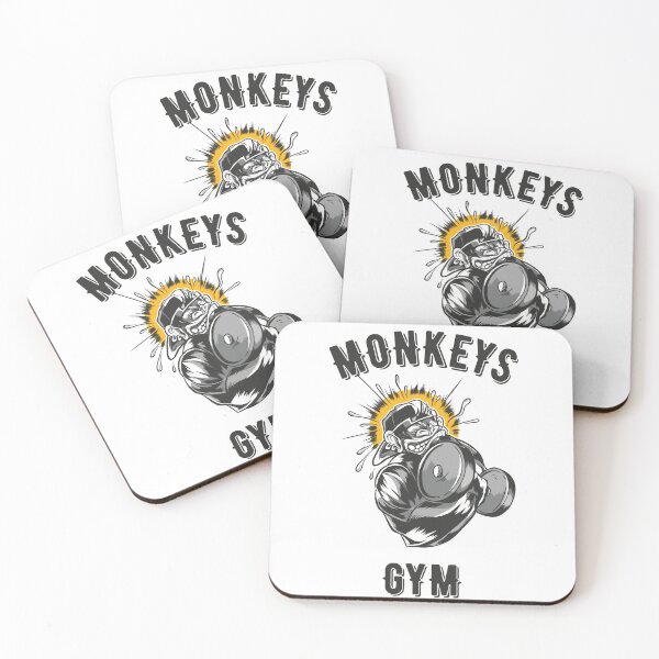 Item preview, Monkeys Gym Fitness Bodybuilding Monkey designed and sold by Bearded-Viking.
