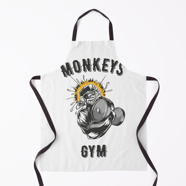 Item preview, Monkeys Gym Fitness Bodybuilding Monkey designed and sold by Bearded-Viking.