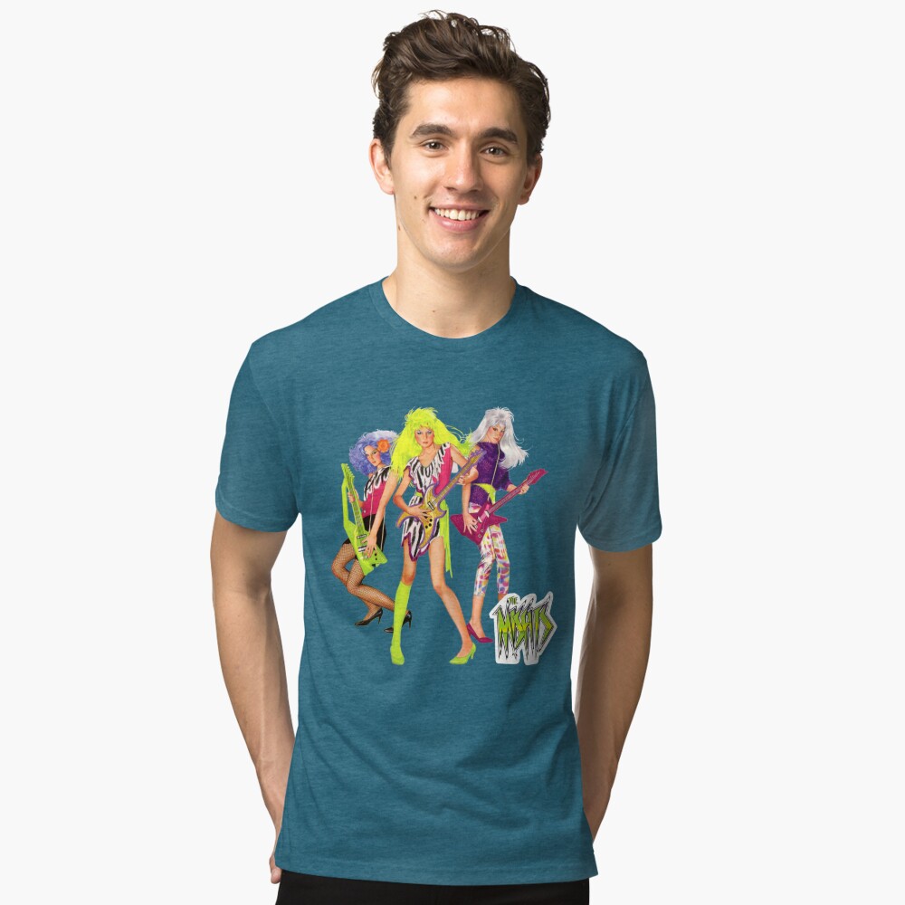 The Misfits - Jem & The Holograms - vintage 80s cartoon show Active  T-Shirt for Sale by Angela Dell'Arte