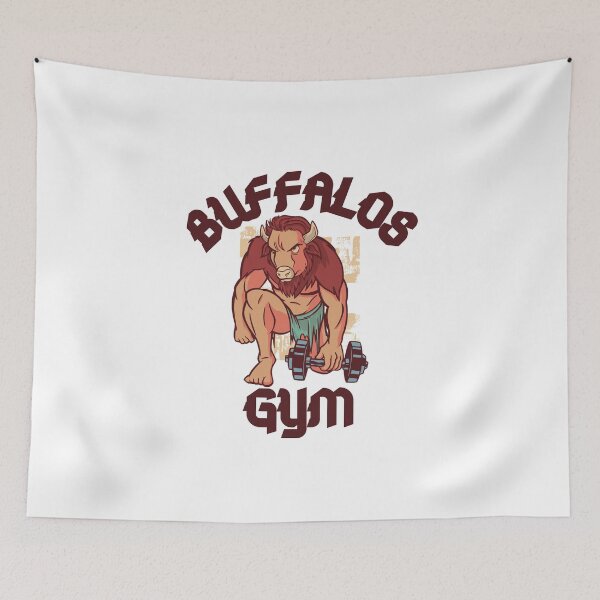 Item preview, Buffalos Gym Bufallo Fitness Bodybuilding designed and sold by Bearded-Viking.