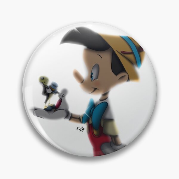 Item preview, Pinocchio and Jiminy Cricket designed and sold by AniMeg01.