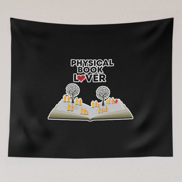 Item preview, physical book lover designed and sold by hicham4you.