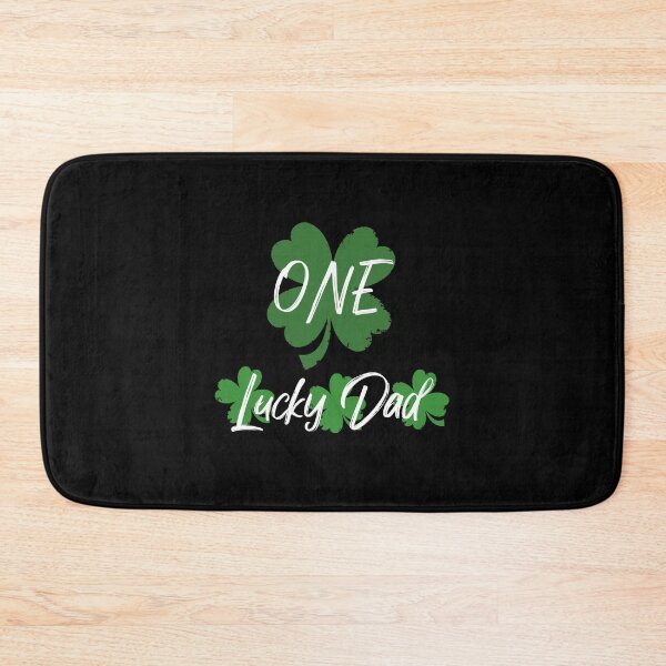 Item preview, One Lucky Dad Funny Daddy Green Leaf designed and sold by MerchSpot.