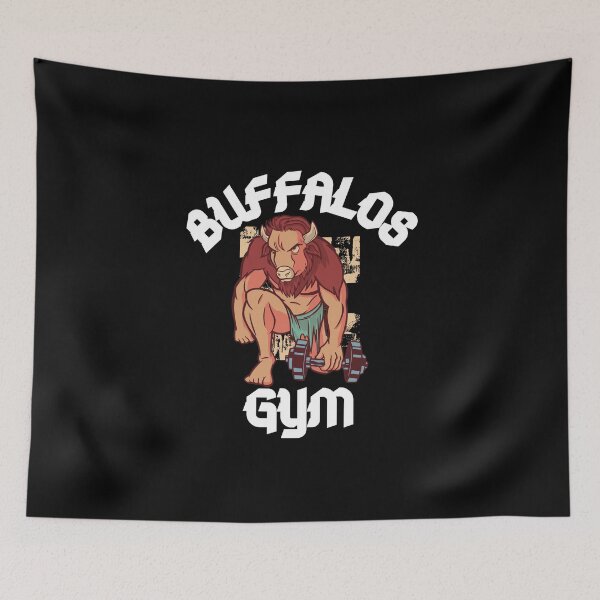 Item preview, Buffalos Gym Bufallo Fitness Bodybuilding designed and sold by Bearded-Viking.
