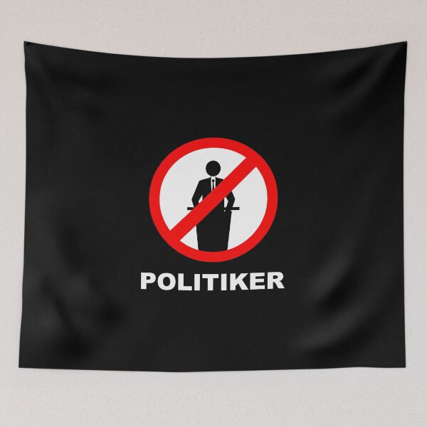 Item preview, No Politicians designed and sold by Paulina Vanlife.