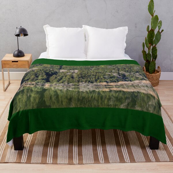 Item preview, Reflection of trees in water, green landscape. designed and sold by AylaHarbich.