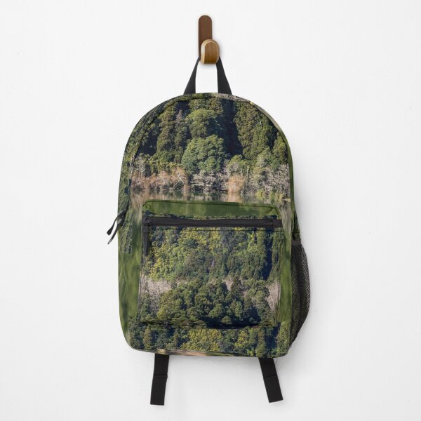 Item preview, Reflection of trees in water, green landscape. designed and sold by AylaHarbich.