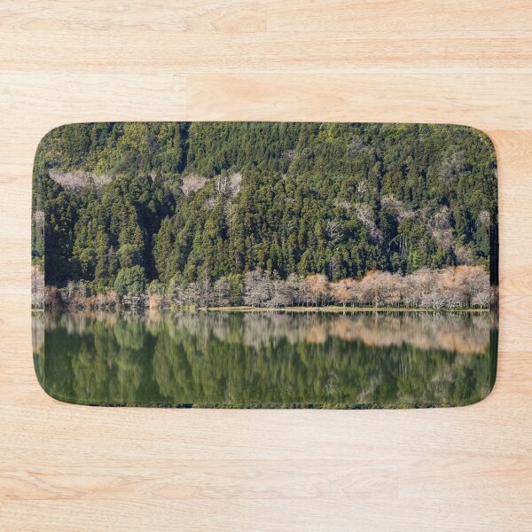 Item preview, Reflection of trees in water, green landscape. designed and sold by AylaHarbich.