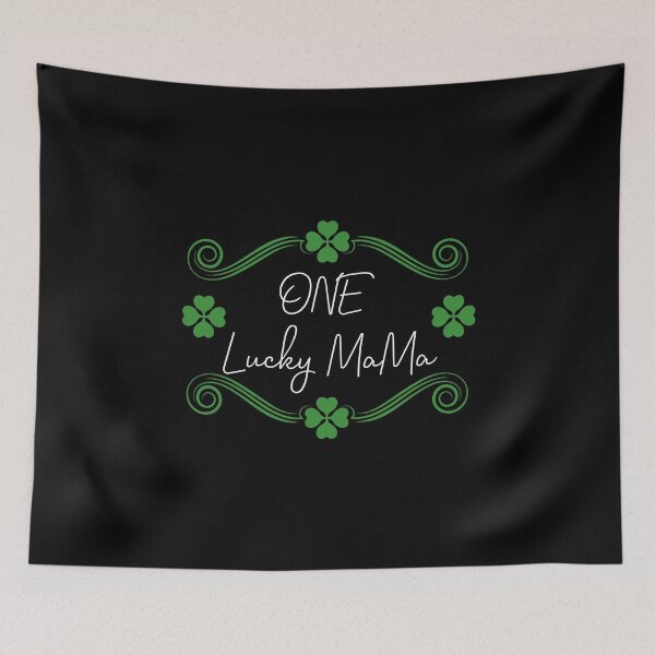 Item preview, One Lucky Mama Funny Lucky Green Leaf designed and sold by MerchSpot.