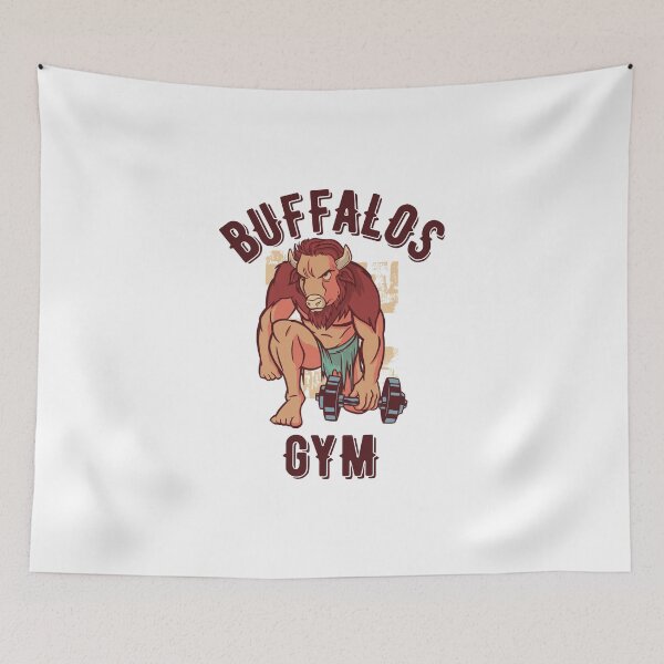 Item preview, Buffalos Gym Bufallo Fitness Bodybuilding designed and sold by Bearded-Viking.