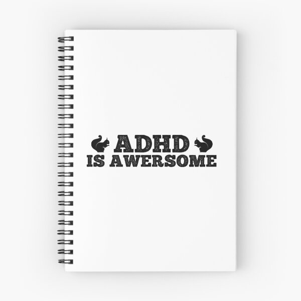 Item preview, Adhd is awersome, attention deficit hyperactivity disorder, adhd, adhd awarness, adhd mom, funny squirrel gifts designed and sold by T-DESIGNEDZ.