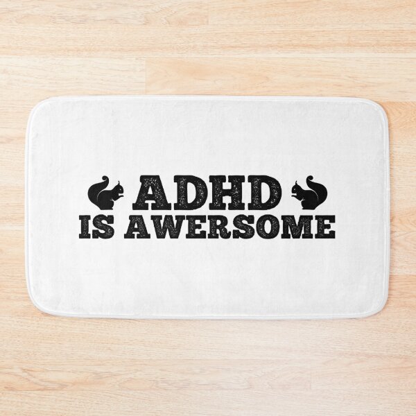 Item preview, Adhd is awersome, attention deficit hyperactivity disorder, adhd, adhd awarness, adhd mom, funny squirrel gifts designed and sold by T-DESIGNEDZ.
